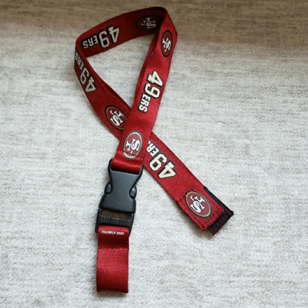 NFL 2007 San Francisco 49ers lanyard